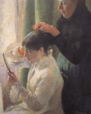 Federico zandomeneghi Mother and Daughter (nn02) Spain oil painting art